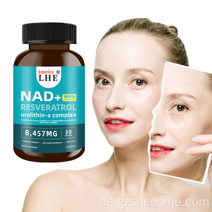 Hochfärbung NAD -Ergänzung mit grünem Tee -Astaxanthin